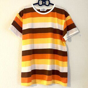 Oxnit Men's retro sunset stripe T-Shirt, (XL) NWT